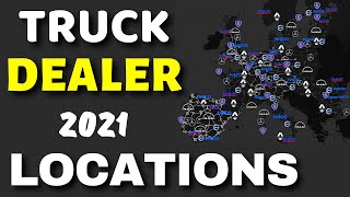 Ets2 Truck Dealer Locations Updated 2021 W Iberia Ets2 All Trucks Dealerships Locations Youtube