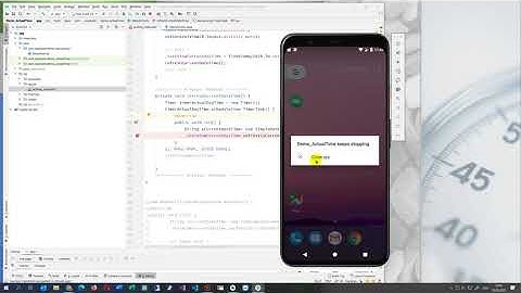 🤖 App crashes when .setText in Timer. 👍 Timer + TimerTask to Handler + Runnable java