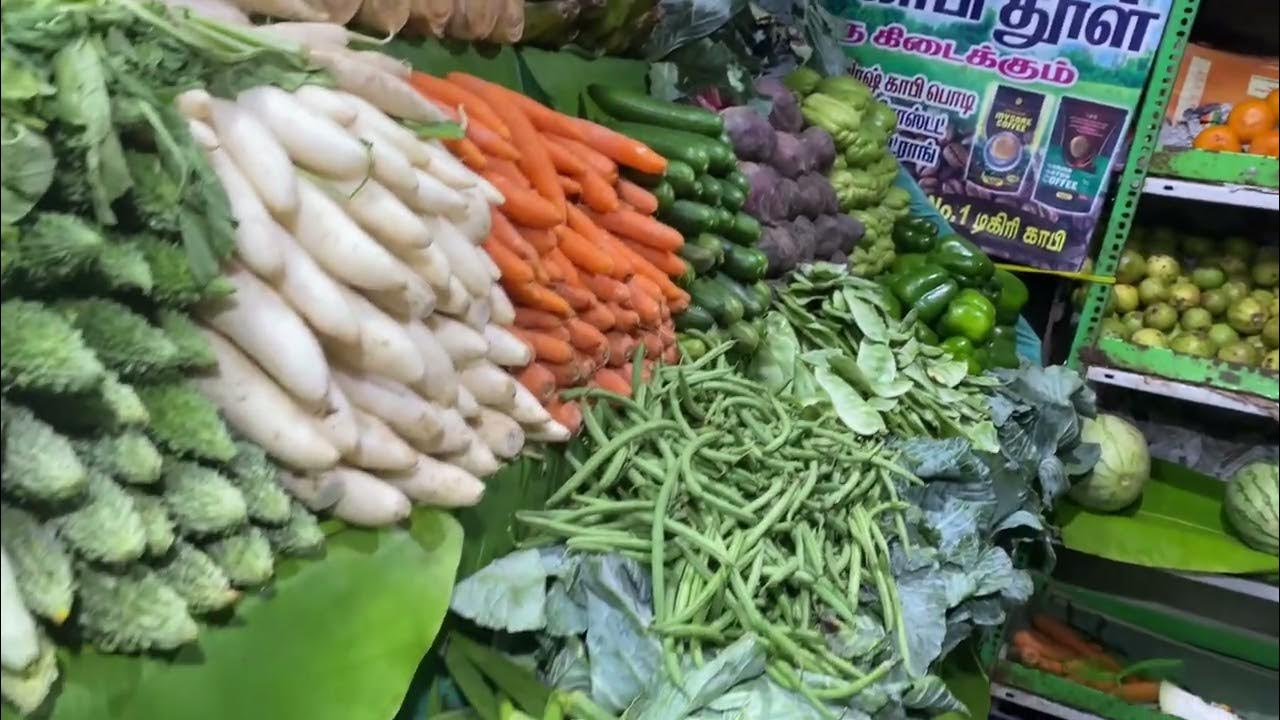 Besant Nagar New Murugan store’s Kalakshetra Colony Vegetables YouTube
