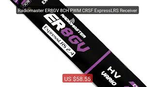 Radiomaster ER8GV 8CH PWM CRSF ExpressLRS Receiver — Best Buy 2026 | Great Quality!