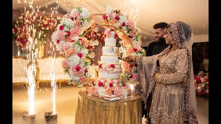 Ali & Aleena Pakistani Wedding highlight 2022 | Walima | London | Chigwell Marquee