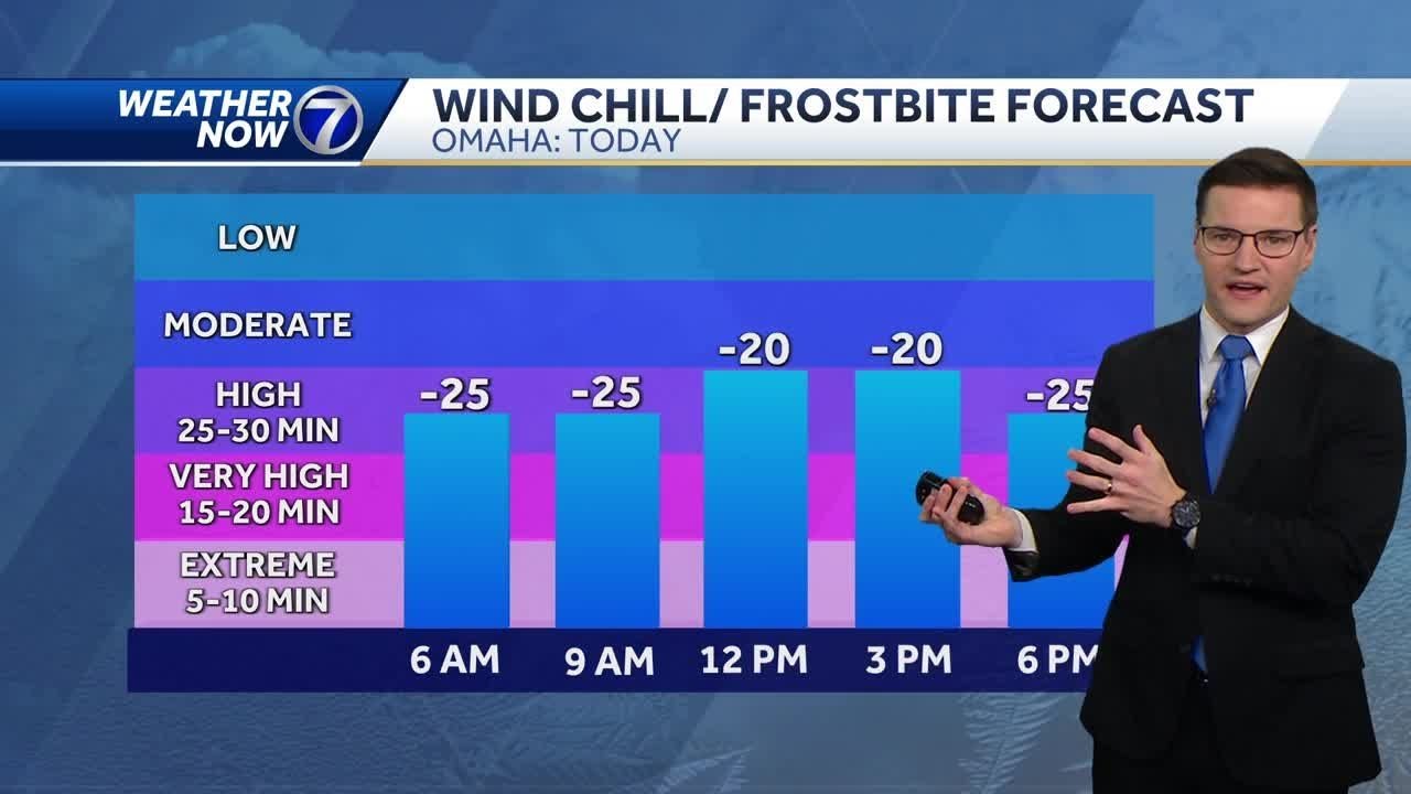 Wind chill warnings, dangerous cold Monday - YouTube