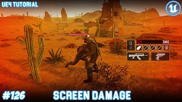 UE4: TUTORIAL #126 | Screen damage