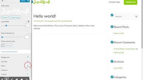 How to customise the Transparent Header settings for Astra Theme for WordPress