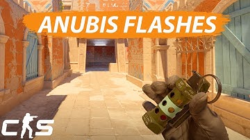 CS2 Anubis - Perfect Flashes You Must Know !! + Giveaway