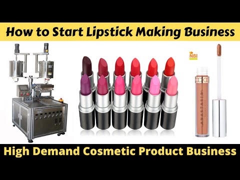 Lipstick Making Business in Small Scale - How to Start  || New Business Ideas