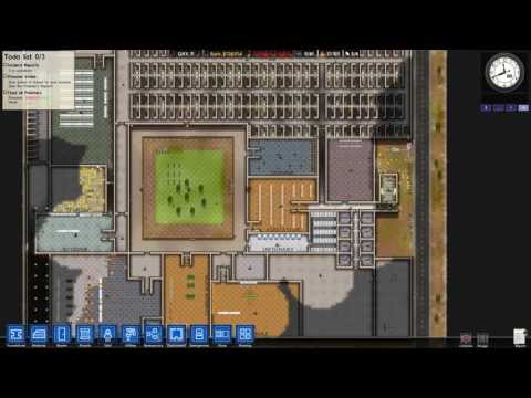 Prison Architect Creating Alcatraz Timelapse 6 Hour Build