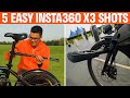 5 Easy Insta360 X3 Bicycle Shots + Insta360 App Editing Tutorial
