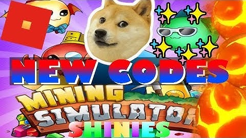 ✨NEW CODES & SHINIES UPDATE✨| Mining Simulator | Roblox