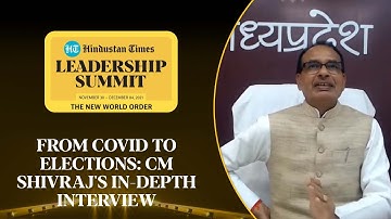 MP CM Shivraj Chouhan on Omicron worry, farm protest, state polls, Parliament storm & more #HTLS2021