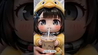 🤣 Gugu gaga don't even spare baby's drink 🍷 #gugugaga #anime #funny