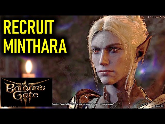 Should you join or kill Minthara in Baldur's Gate 3?