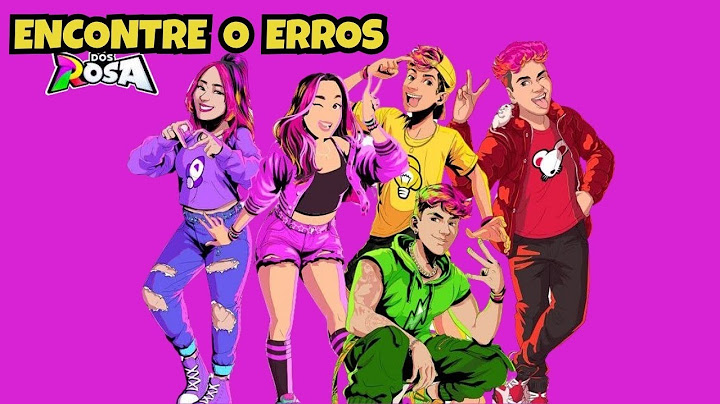 Encontre os 5 ERROS - Turma dos Rosas