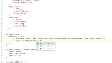 Querying a Couchbase NoSQL Database with GraphQL and Node.js