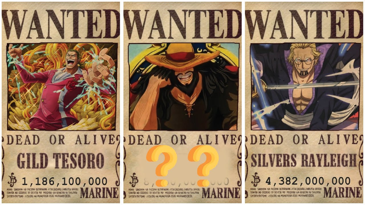 One Piece Unknown Bounties | Anime Bytes