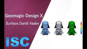Reverse engineering surface modeling Geomagic Design X- Darth Vader
