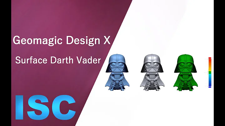 Reverse engineering surface modeling Geomagic Design X- Darth Vader