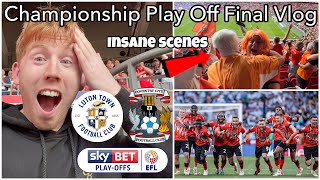 THE MOMENT LUTON TOWN BEAT COVENTRY ON PENALTIES TO BE PROMOTED TO THE PREMIER LEAGUE!!