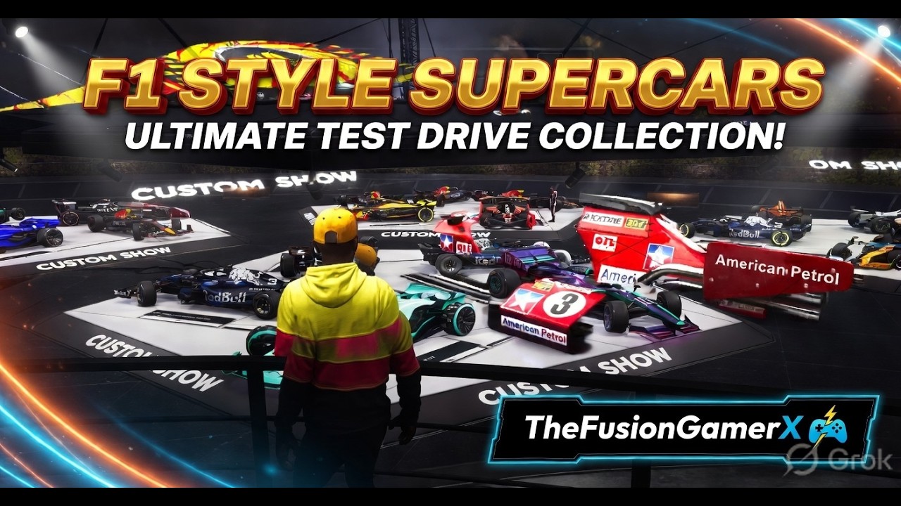 F1 Style Supercars 😱 Ultimate Test Drive Collection!