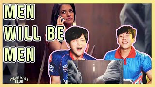 Koreans React to 【Men Will Be Men】 | Imperial Blue Funny Ads Collection | Indian Ads Reaction