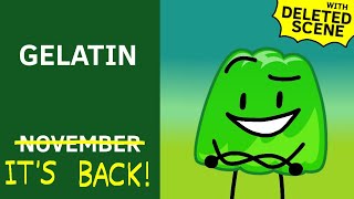 (Back With A Deleted Scene) BFB Character Of The Month: Gelatin