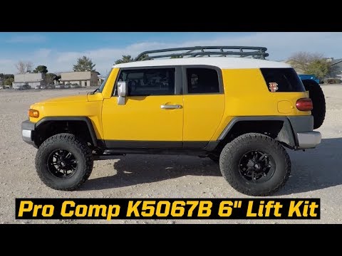 Pro Comp K5067b 6 Lift Kit 2007 2009 Toyota Fj Cruiser 2wd 4wd