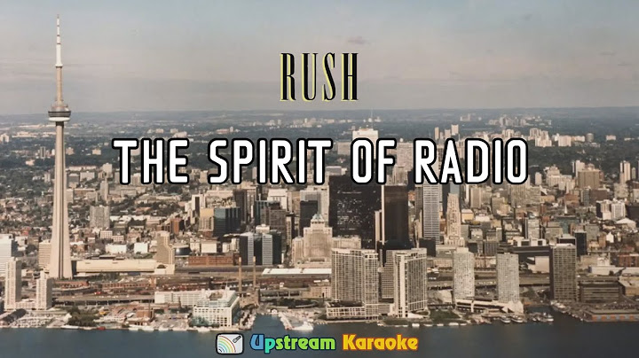 Spirit of Radio Karaoke version - Karaoke performance video thumbnail
