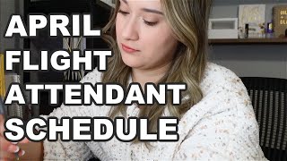 FLIGHT ATTENDANT SCHEDULE | FLIGHT ATTENDANT LIFE