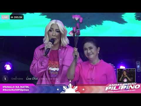 Rosas - Nica Del Rosario and Vice Ganda (Miting De Avance nina Leni at Kiko)