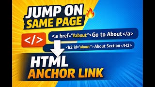 HTML Anchor Link | Jump to Section on Same Page