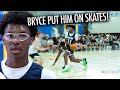 Bryce James Ankle Breaker put his Defender on Skates! Notre Dame 2nd Fall Season Game!