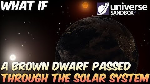 What if a Brown Dwarf Passed Through the Solar System