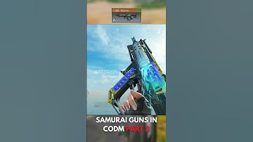 SAMURAI GUNS IN CODM PART 2