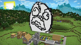 ДЕРЕВНЮ ЖИТЕЛЕЙ ЗАТРОЛЛИЛИ В МАЙНКРАФТ | Риколит Minecraft