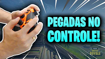 Qual o jeito certo de segurar o controle?