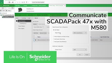 How to communicate SCADAPack 47x with M580 using IO scanning in RemoteConnect | Schneider Electric