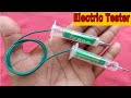 How to make dc electric tester at home nasir technical pk