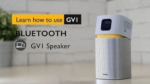 BenQ GV1 Wireless Portable Projector_Bluetooth Speaker Mode