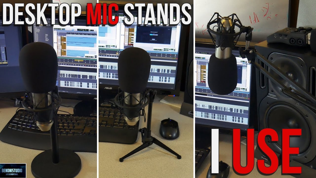 Desktop Microphone Stands I Use Youtube