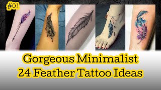 Gergeous Minimalist Feather Tattoo Ideas | Tattoo Ideas | Tattoo Culture Art Studio