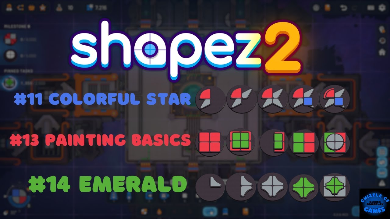 How to complete task list 11,13,14--Shapez 2 - YouTube