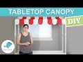 DIY Tabletop Canopy Tent | PVC Pipe Carnival Booth & Lemonade Stand