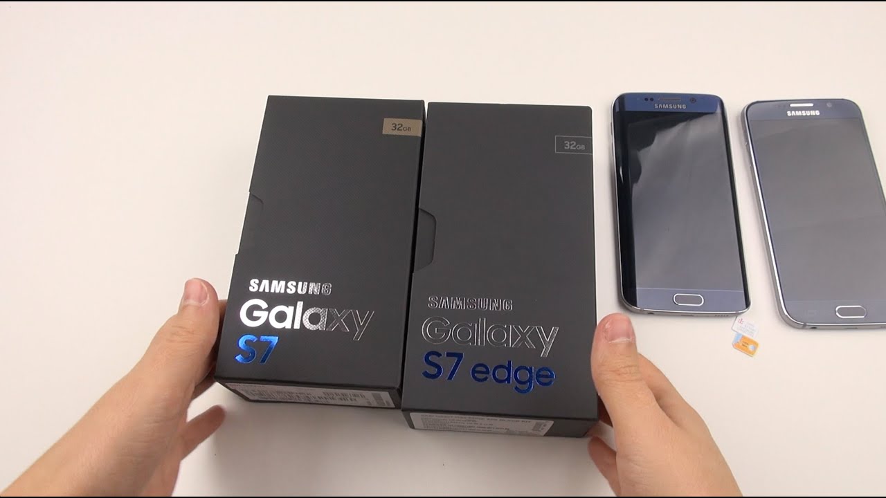 Samsung Galaxy S7 и Samsung Galaxy S7 Edge - Двойная распаковка