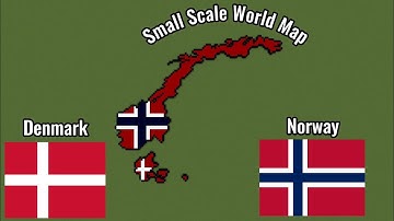 Small Scale in Minecraft Part 11: Denmark and Norway