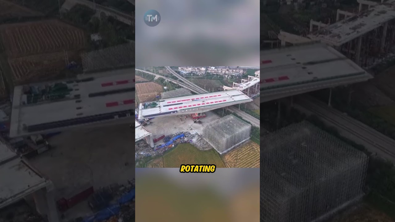 China completed the world's first rotating bridge