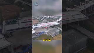 Download Lagu China completed the world's first rotating bridge MP3