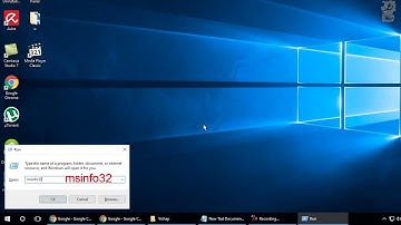 How to open System Information using run command