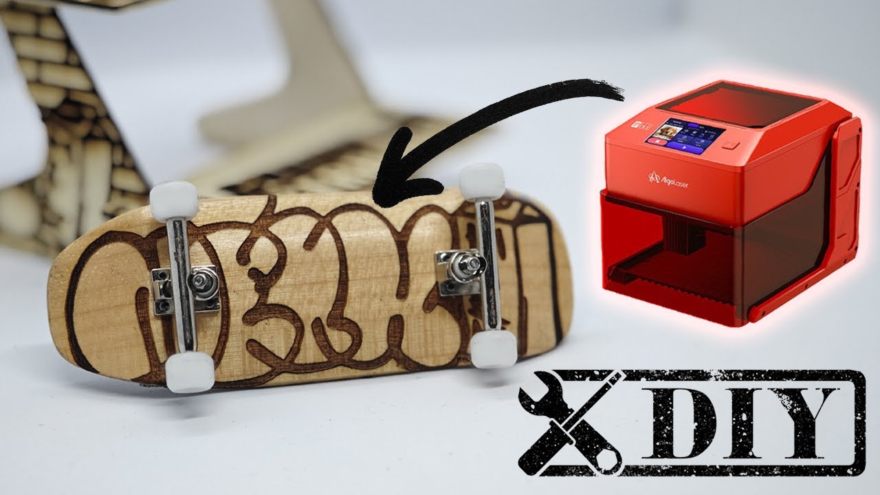 DIY 🛠️ Je crée ENFIN ma marque de fingerboard ! Avec PIXI Algolaser