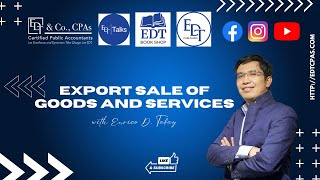 Export Sale of Goods and Services screenshot 5