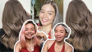 Attempting to dye my pink hair into dark brown | Ash brown